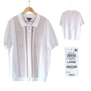 Club Room Men's White Polo Shirt